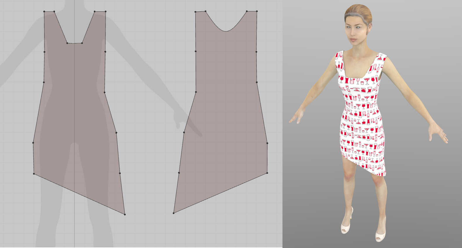 Modelagem aplicada a Design de Moda ~ Multiplique Design
