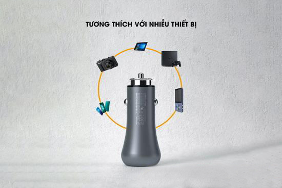 Củ sạc ô tô QC3.0 Remax WK WP-C23