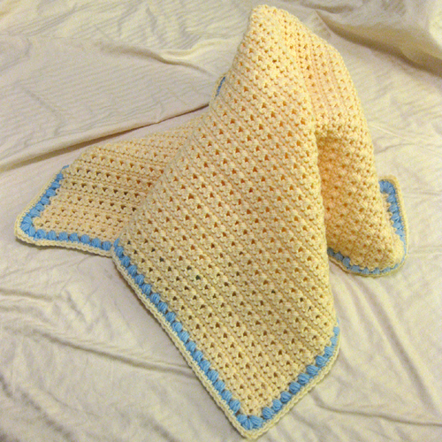 Beautiful Skills Crochet Knitting Quilting One Skein Baby Blanket