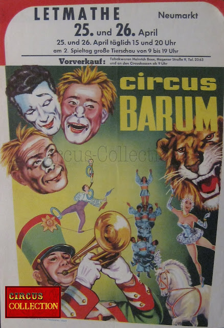 Affiche du Circus Barum 1967