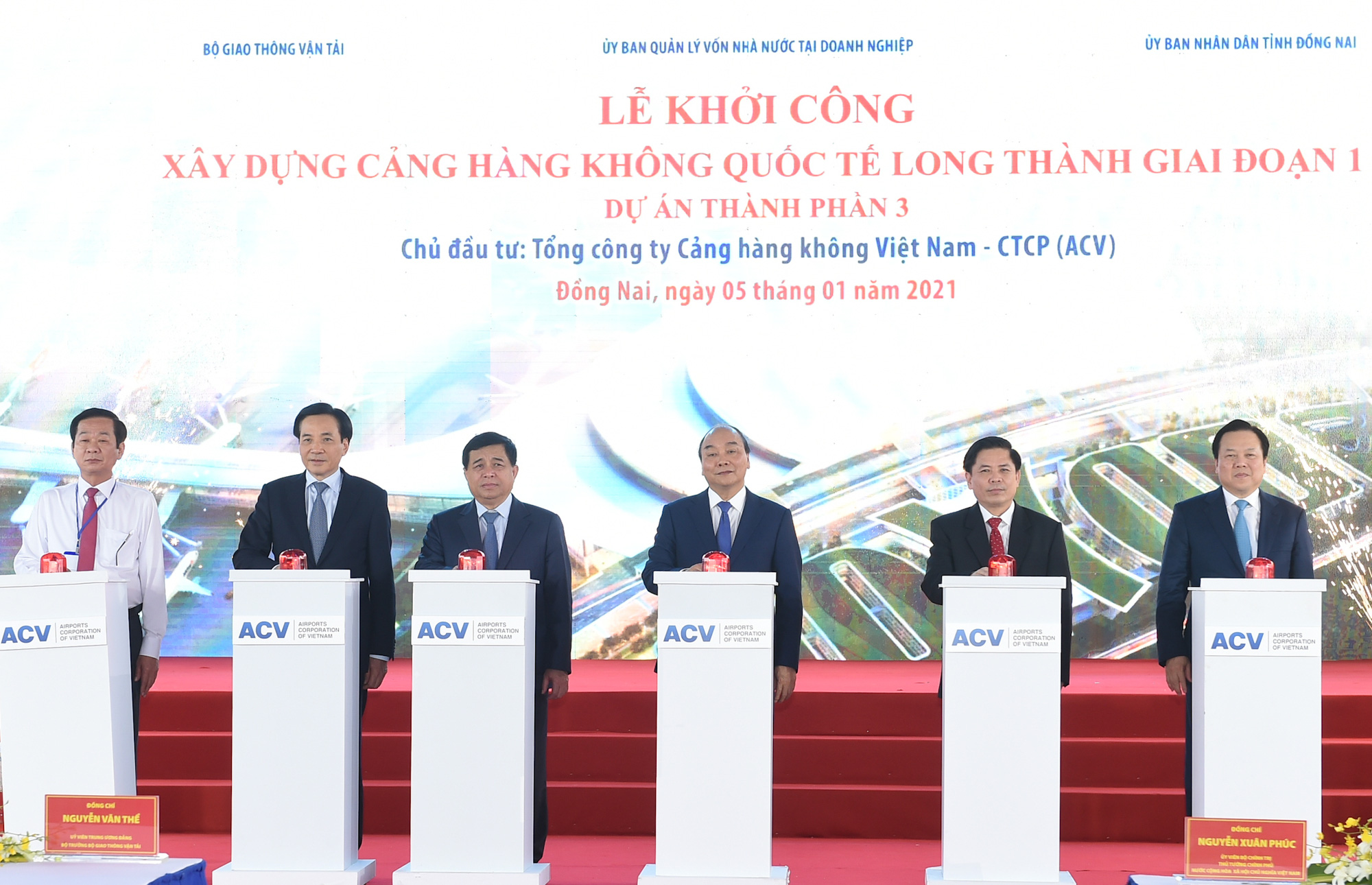 Khởi công xây dựng sân bay quốc tế Long Thành