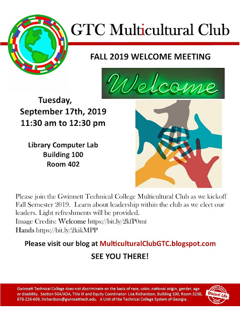 GTC Multicultural Club Welcome Back To Fall 2019 And Atlanta Arab Festival GTC Multicultural Club Welcome Back To Fall 2019 And Atlanta Arab Festival