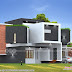 3825 square feet cool ultra modern house design