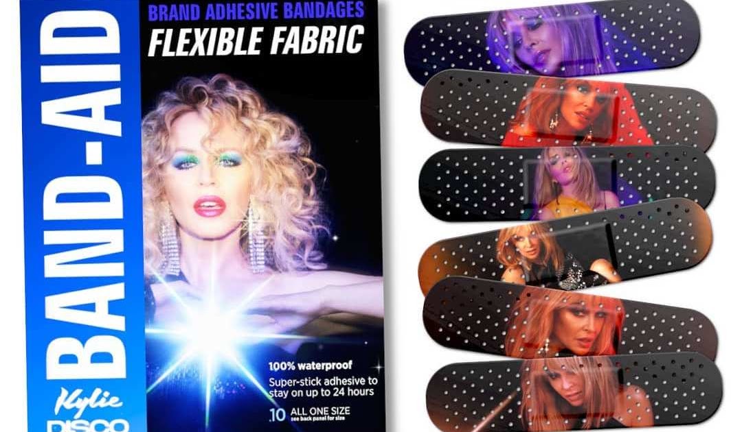 Kylie Fanmade Art Disco Bandaids
