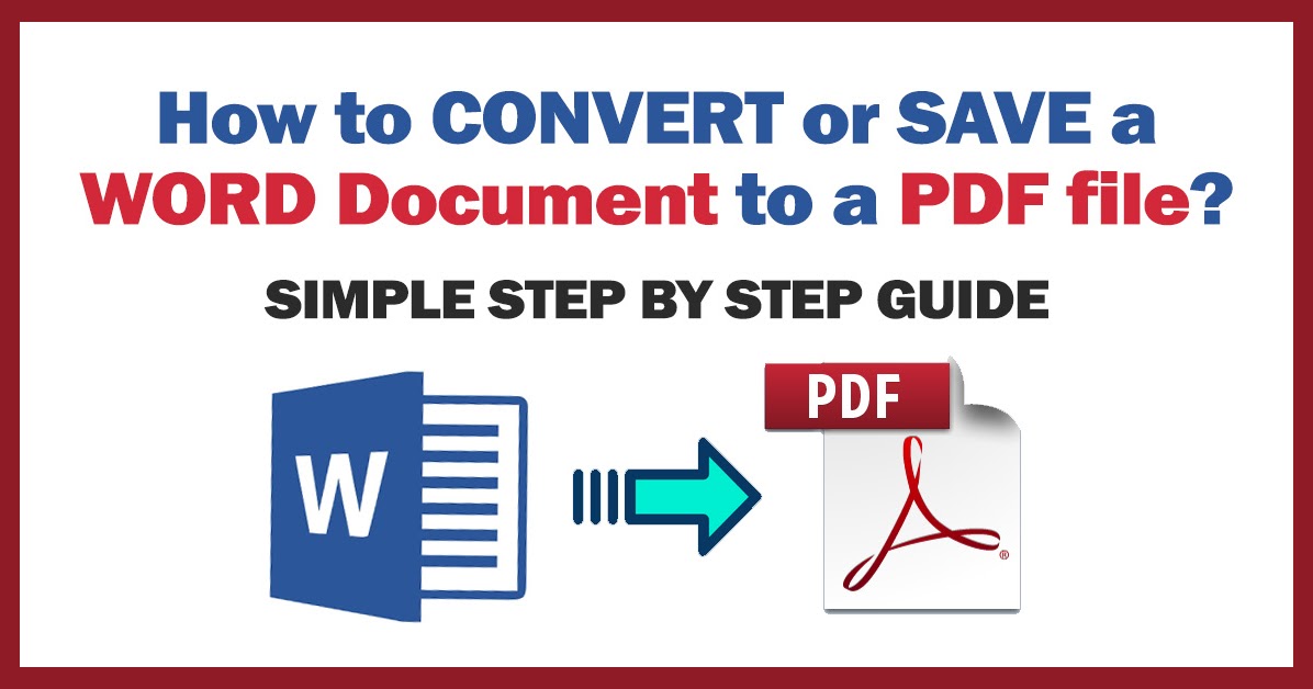 how to convert a file into a pdf