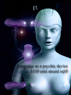 Language as a psychic device - Eťiff eńńi atnaïd isţïff Cover