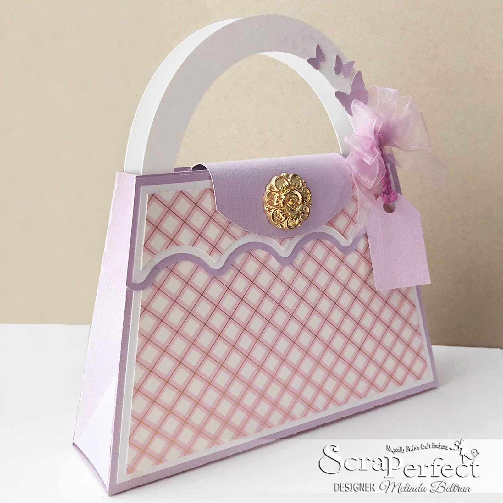 ScraPerfect How To DIY Easy Purse Box With Best Ever Glue