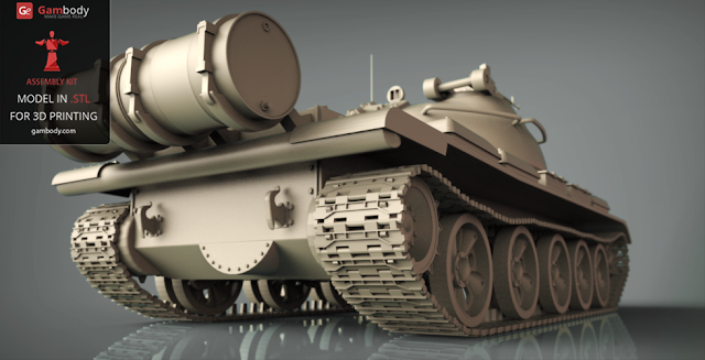 Assembly T-62 tank