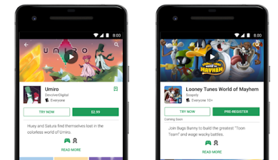 Google Play tests In-App Updates will allow users to use demo paid games