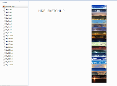 File HDRI sketchup