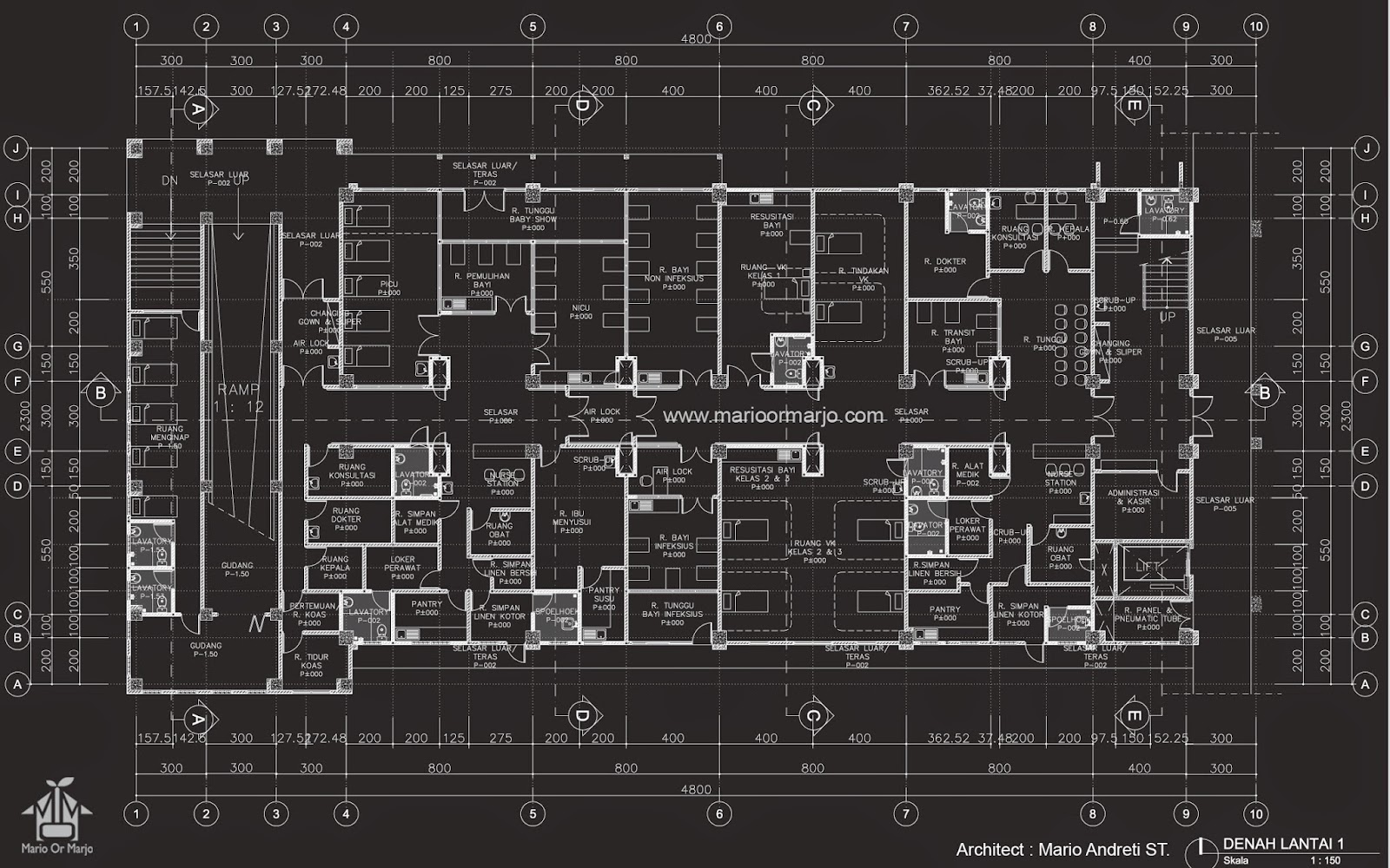 Mario Andreti Architectural Works: Gedung Galilea 2, Rumah 