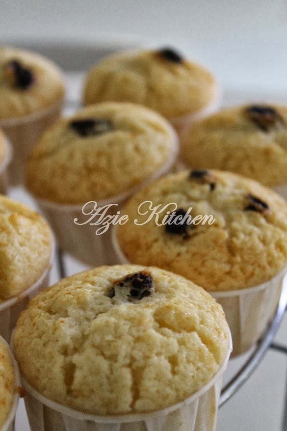 Muffin Vanilla Dengan Kismis Azie Kitchen