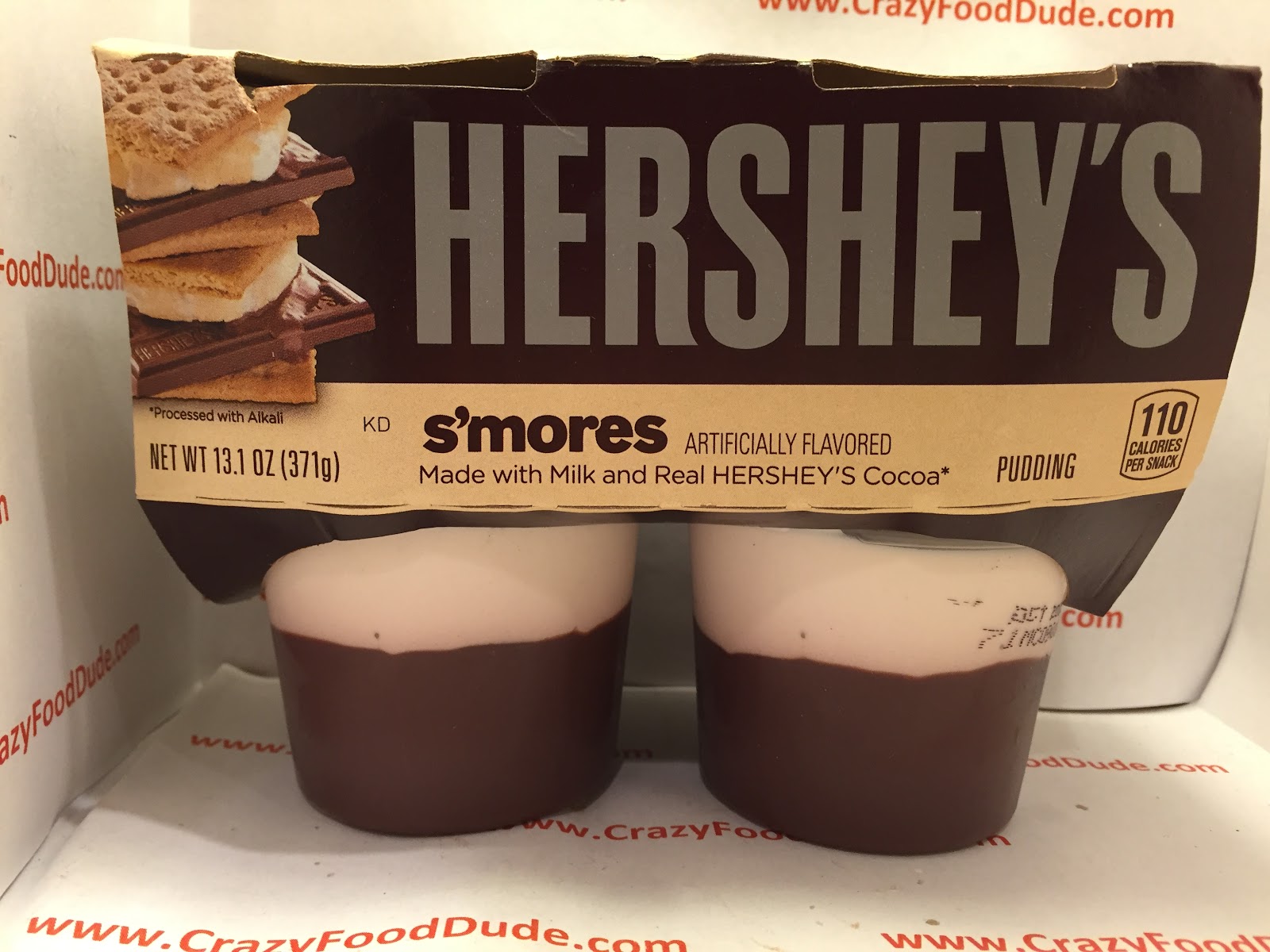 Crazy Food Dude Review Hershey's S'mores Pudding Cups