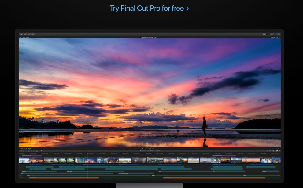 Final Cut: leading programs in terms of professional video editing
