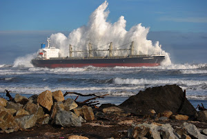 Bulk carrier Ocean Breeze gestrand in Chili