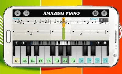 تطبيق Walk Band للعزف على البيانو يوفر دروسًا تعليمية حتى تتمكن من معرفة كيفية استخدام هذه الميزات الأساسية بسهولة 