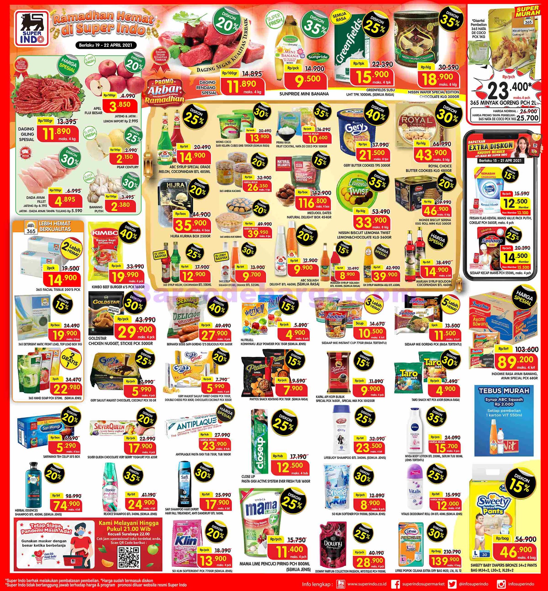 Katalog Promo Superindo Weekday 19 22 April 2021 Barcodeharga Harga Promo Alfamart Indomaret Giant Hypermart Superindo Lottemart Carrefour