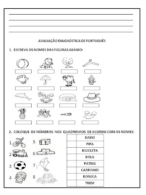 Avaliação diagnóstica - 2º ano