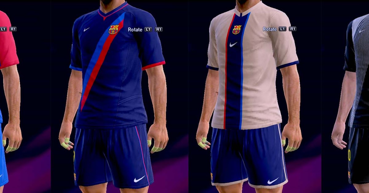 barcelona kit pes 2013