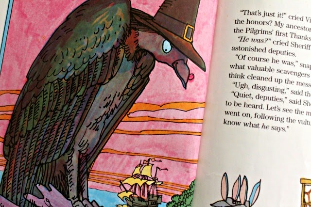 Sheriff Sally Gopher and the Thanksgiving Caper by Robert Quackenbush. Lothrop, Lee & Shepard Books, 1982. // Silver Shoes & Rabbit Holes