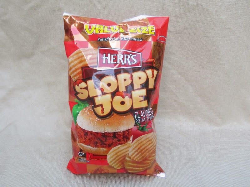 Bag of Herr's Sloppy Joe Chips