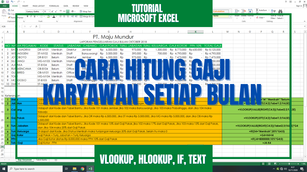 Cara Menghitung Chi Kuadrat Dengan Excel