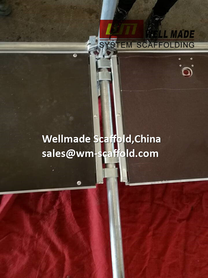 construction access system scaffolding platform with trapdoor window open for ringlock system scaffold kwikstage and cuplock 