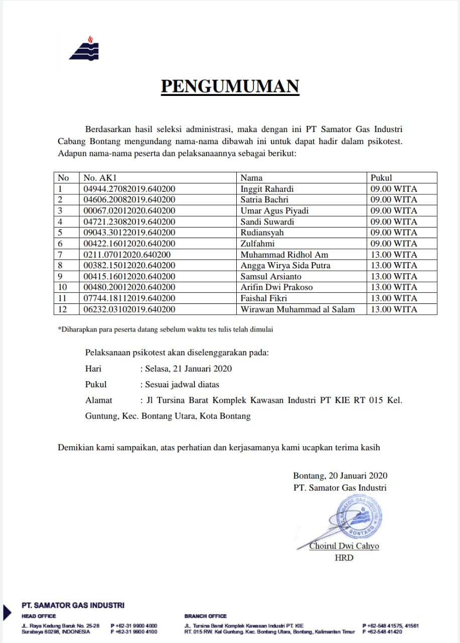 Contoh Soal General Cognitive Ability Test