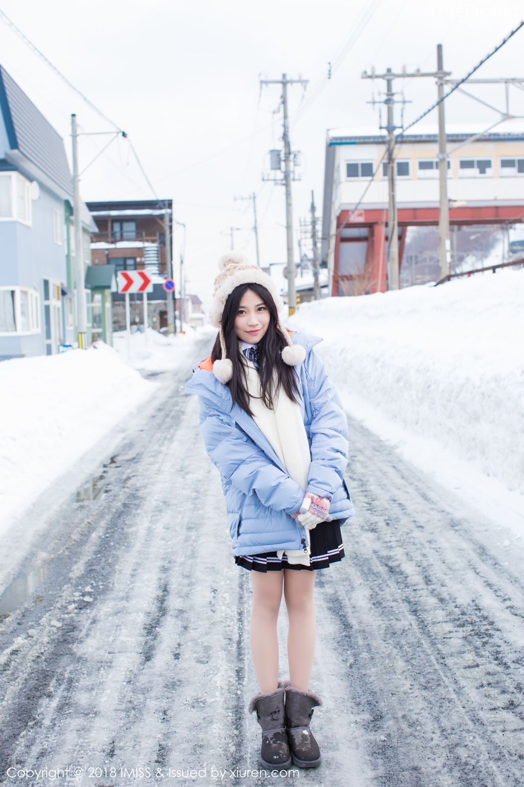 Image-IMISS-Vol.262-Sabrina model–Xu-Nuo-许诺-Sparkling-White-Snow-TruePic.net- Picture-19