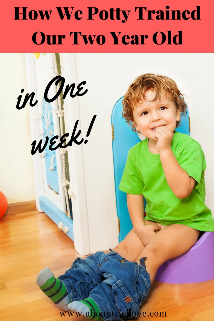 A Bountiful Love How We Potty Trained Our Two year Old in 1 Week