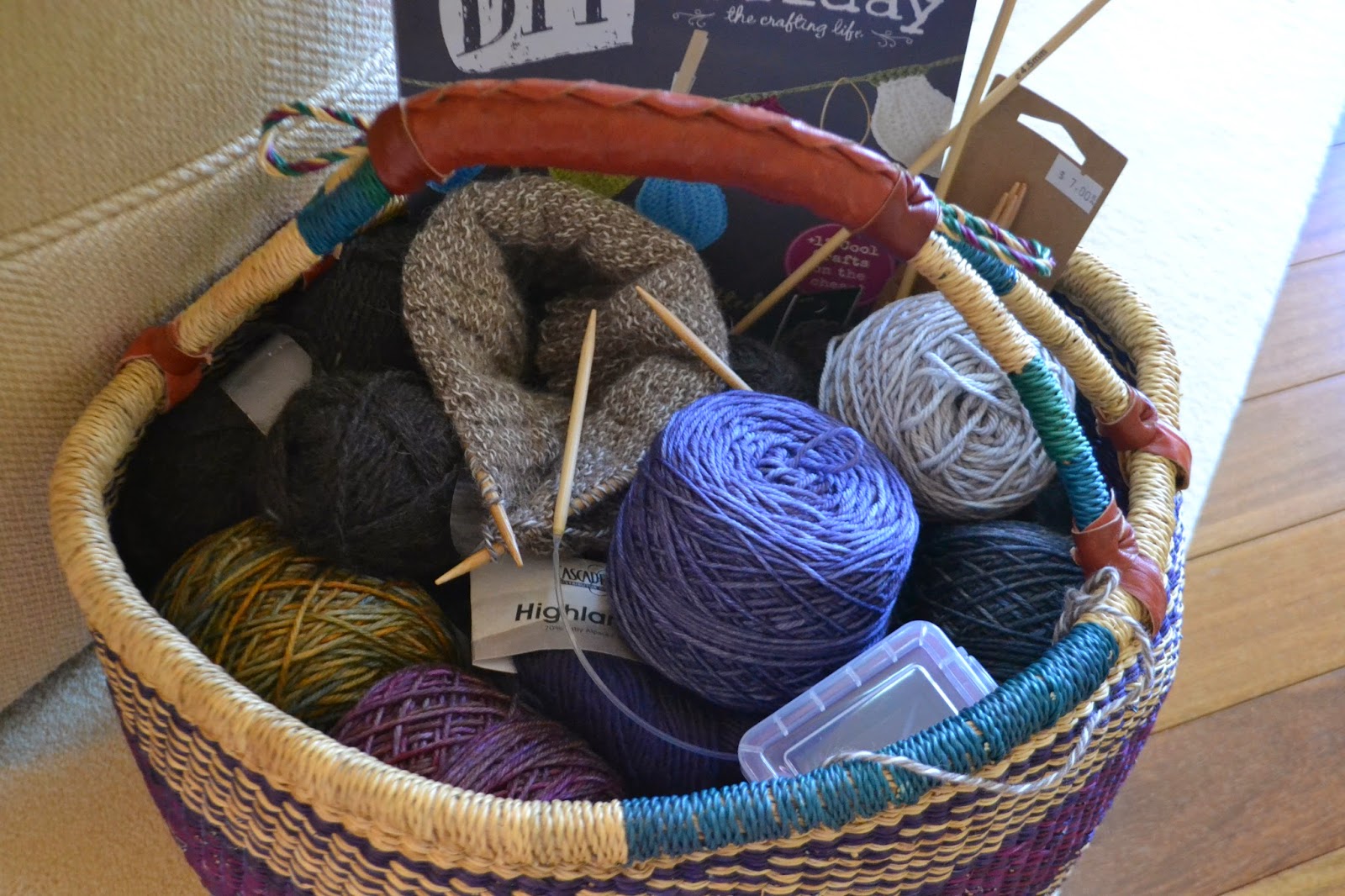 It's All About Purple Fair Isle Knitting Class...Part II