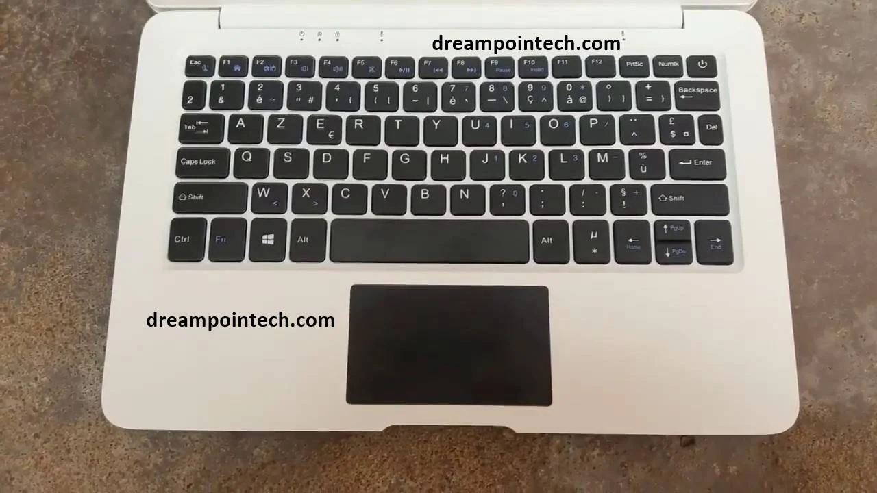 A look at the keyboard on the PBHEV Laptop