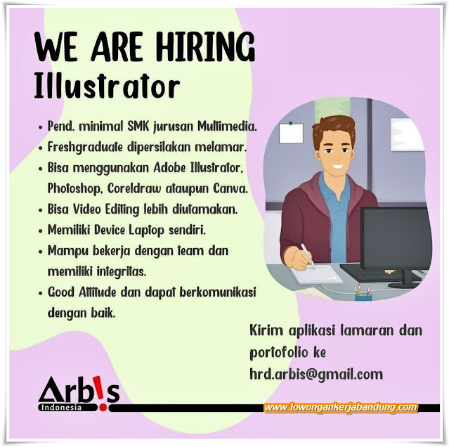 Loker Bandung Staf Ilustrator Arbis Indonesia