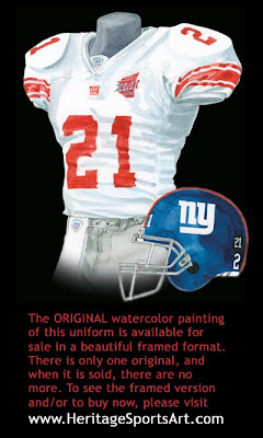 New York Giants 2007 uniform