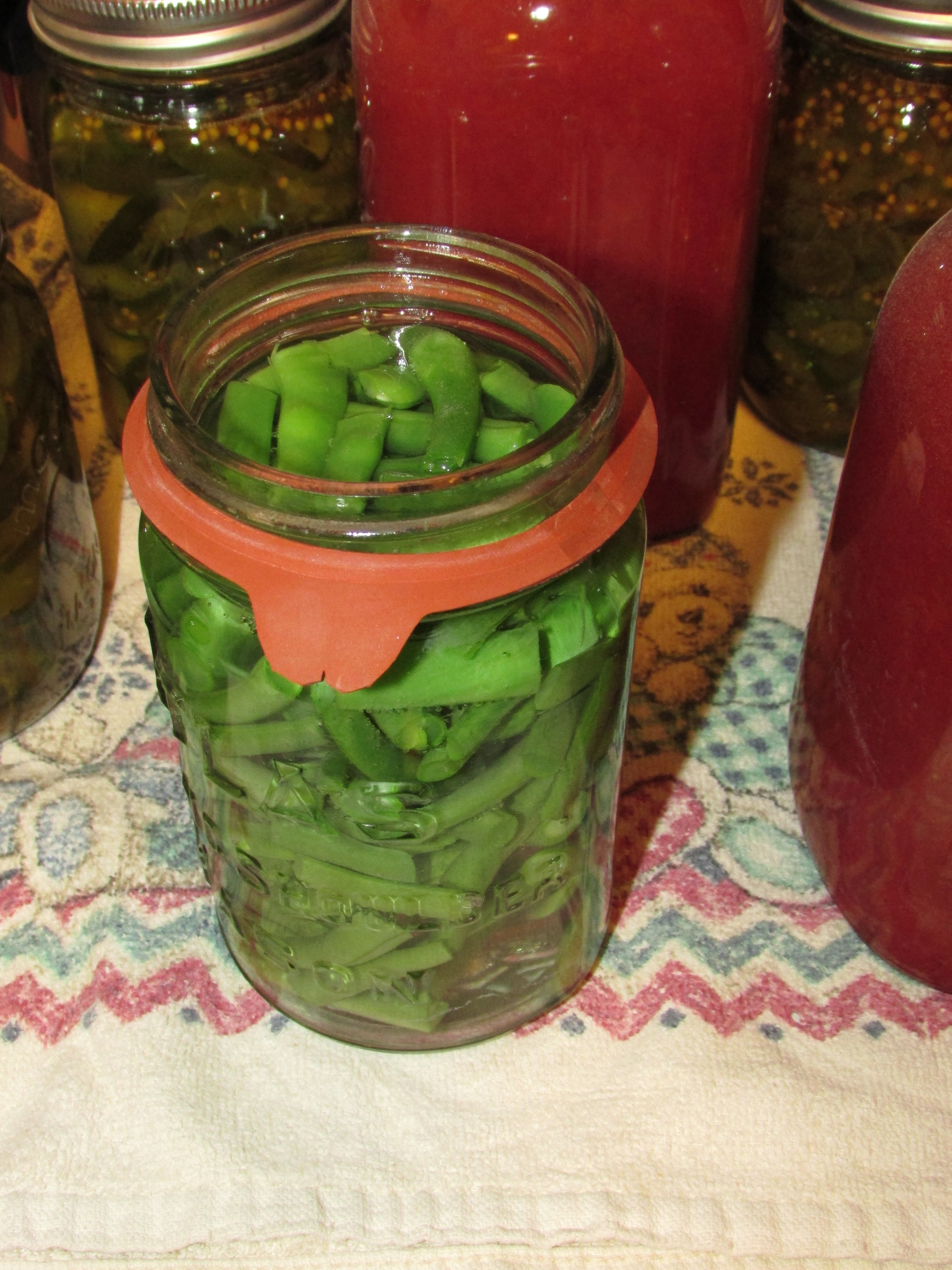 Wood Cookstove Cooking How to Can with Antique Zinc Canning Lids