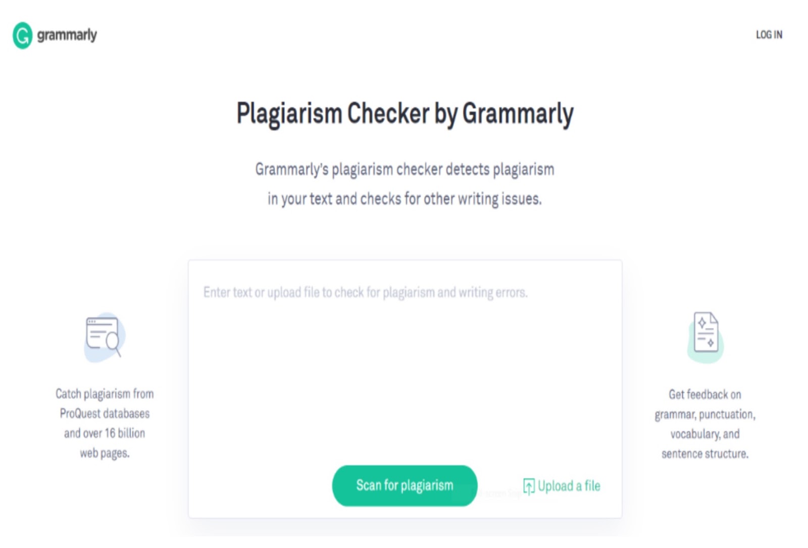 grammarly plagiarism check free