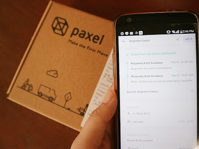 Kirim paket sehari dengan paxel