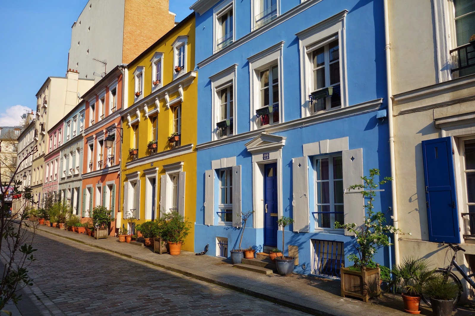 Rue Crémieux Maisons Colorées De La Rue Cremieux Paris : Rue Crémieux, promenade printanière - XIIème - Paris la douce