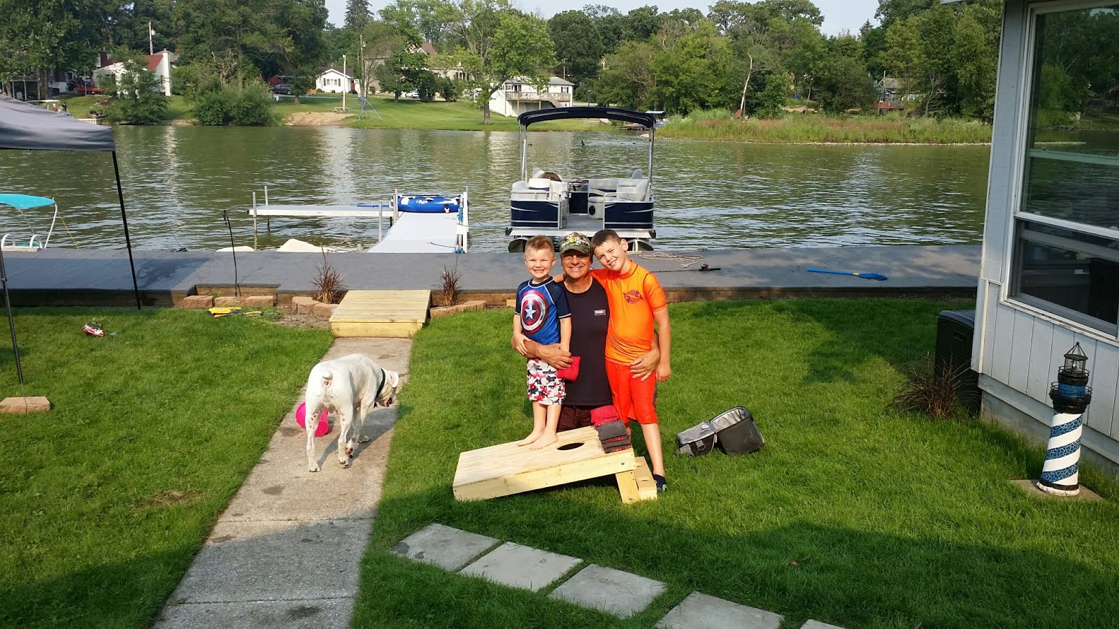 At the lake with My Little Buddies