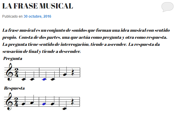 Instituto Ramon Matus Acevedo Fraseo Frase Staccato Musical