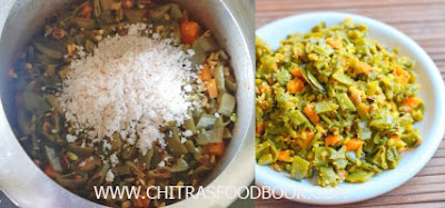 Broad Beans Poriyal Recipe | Avarakkai Poriyal | Chitra's Food Book