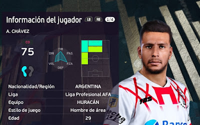 PES 2021 Faces Andres Chavez by Emaelmate