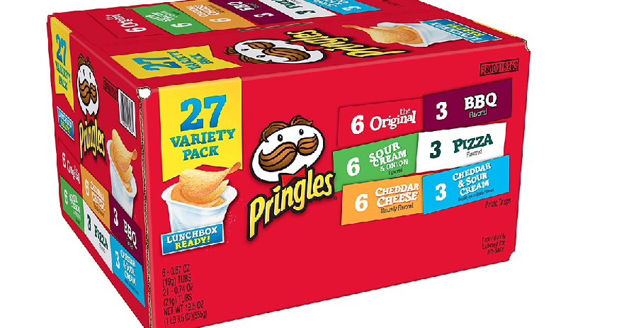 EXPIRED!! 27 Cups of Pringles Snack Stacks Variety Pack $5.83 + Free ...