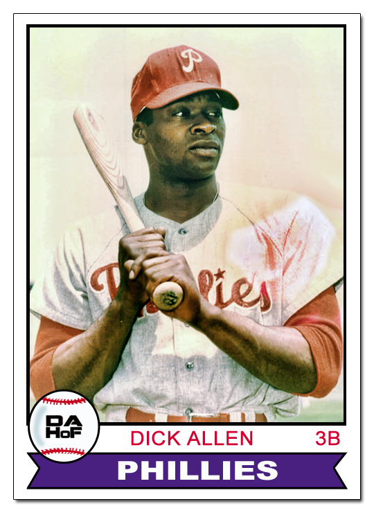 Dick Allen Hall Of Fame 1979 Topps Dick Allen Phillies 