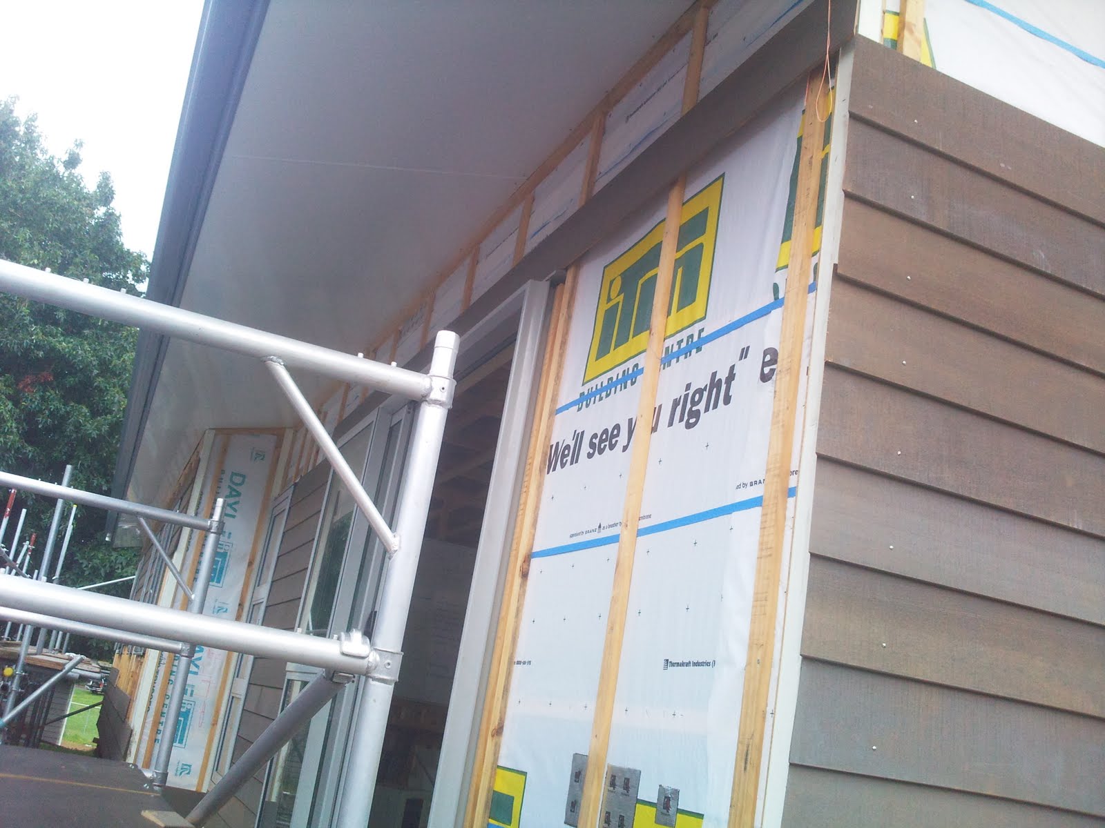Journal Begin to install weatherboard