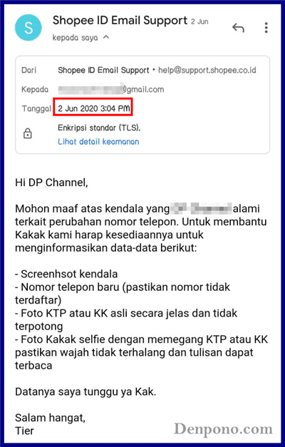 Cara menghubungi cs shopee lewat email