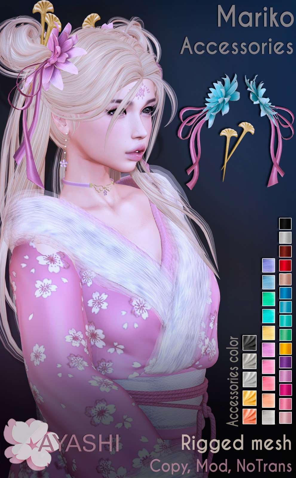 ^.^Ayashi^.^: [^.^Ayashi^.^] Mariko hair&accessories special for Japonica