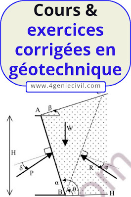 Cours avec exercices corrigées en géotechnique