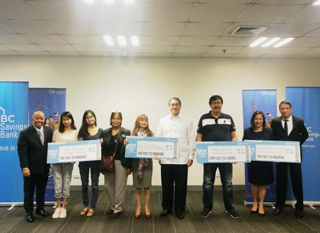 RCBC Savings Bank awards winners of Save Up and Fly promo