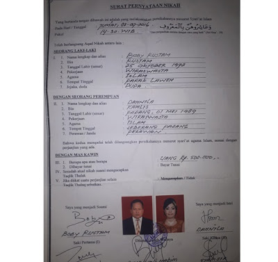 Dn Membantah Nikah Sirri Dengan Br Anggota Dprd Padang